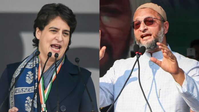 priyanka-gandhi-asaduddin-owaisi